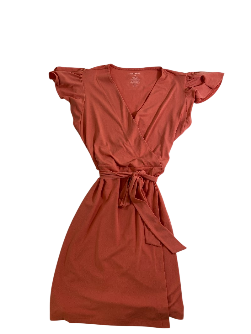 Nine West Flutter Sleeve Wrap Dress Dresses