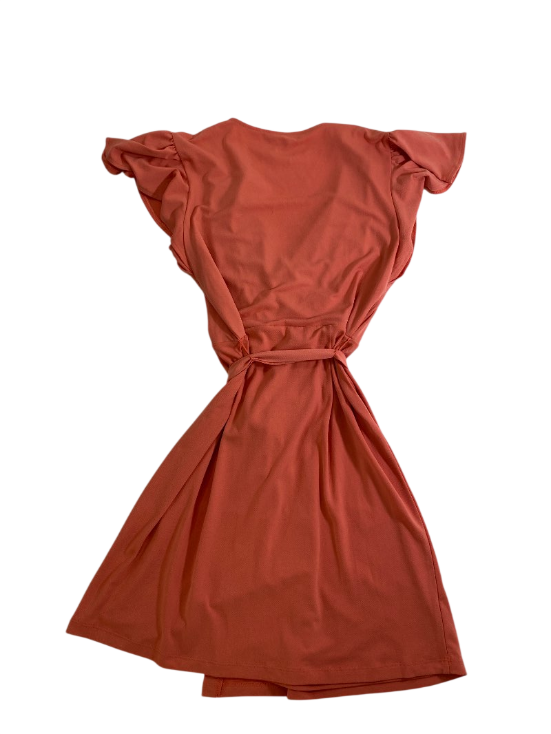 Nine West Flutter Sleeve Wrap Dress Dresses