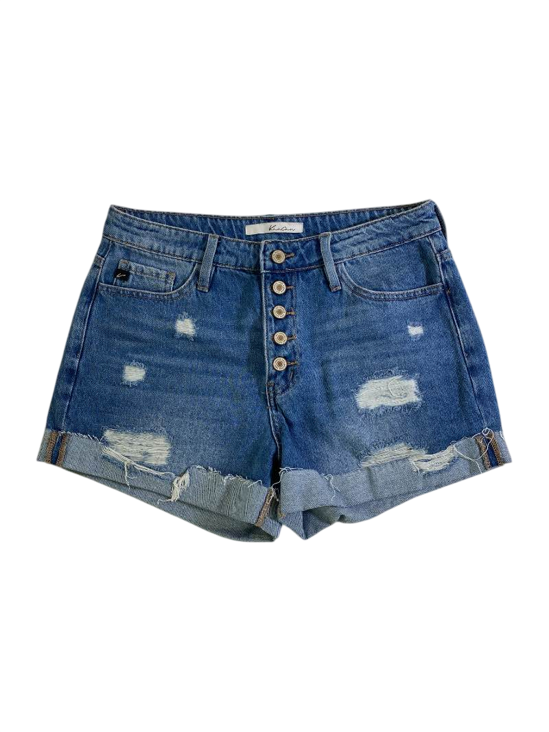 KanCan  Distressed Denim Shorts Shorts