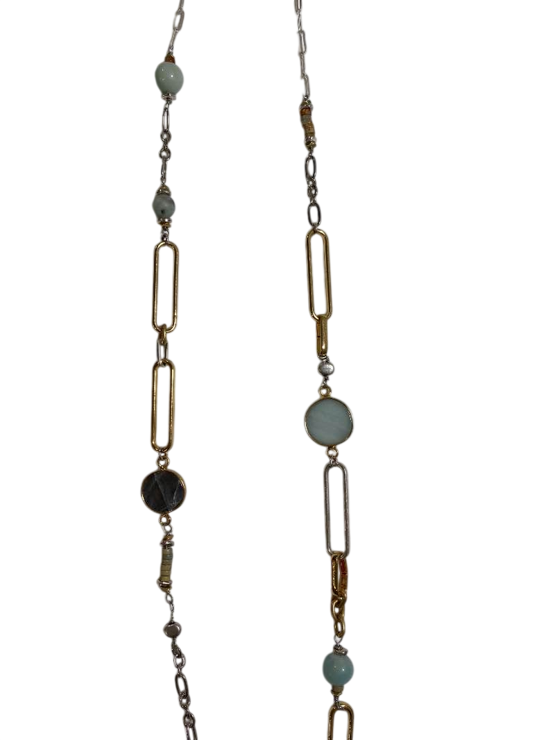 None Mixed Bead Necklace Jewelry