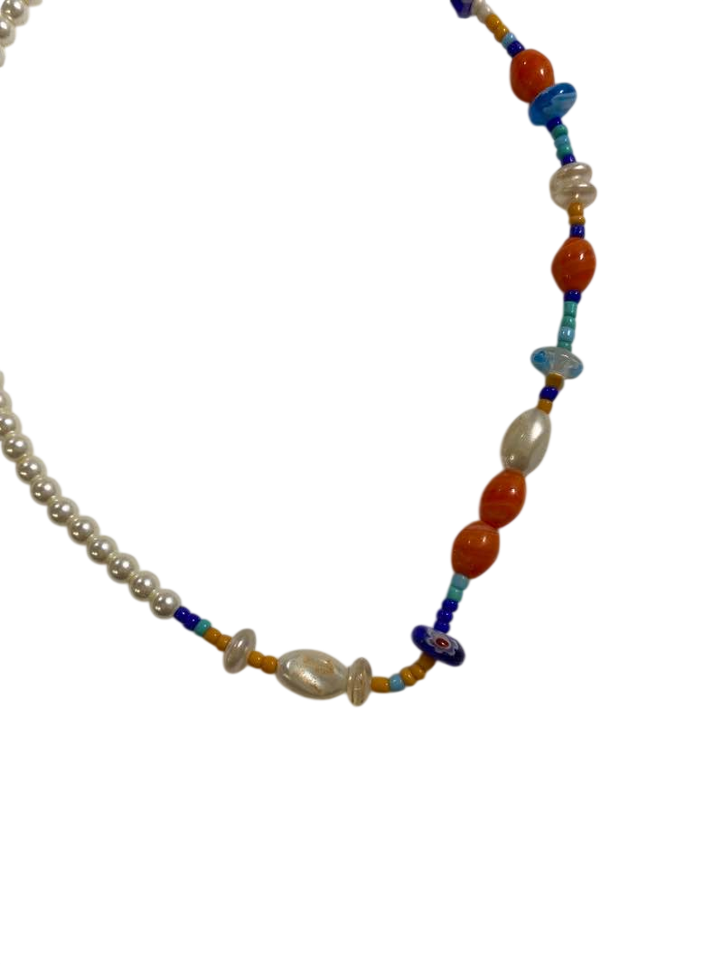 None Beaded Necklace Jewelry
