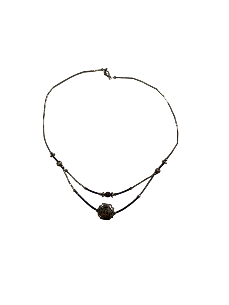 None Layered Pendant Necklace Jewelry