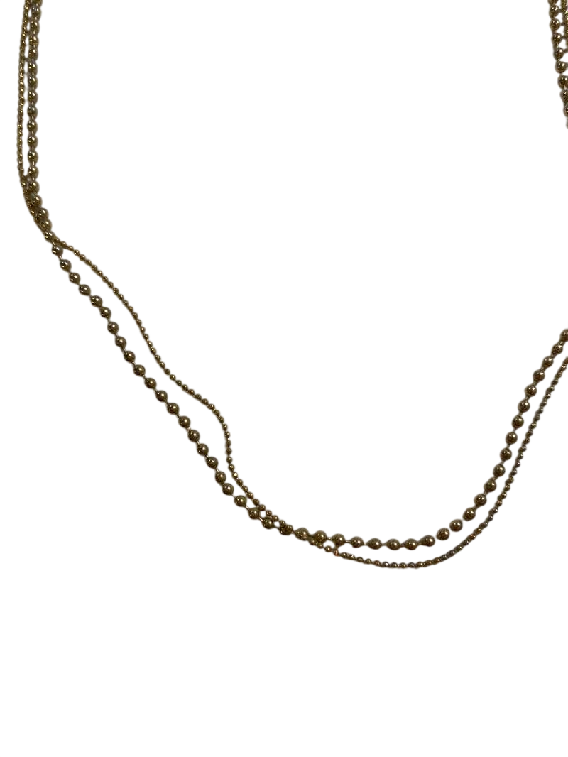 None Layered chain necklace Jewelry