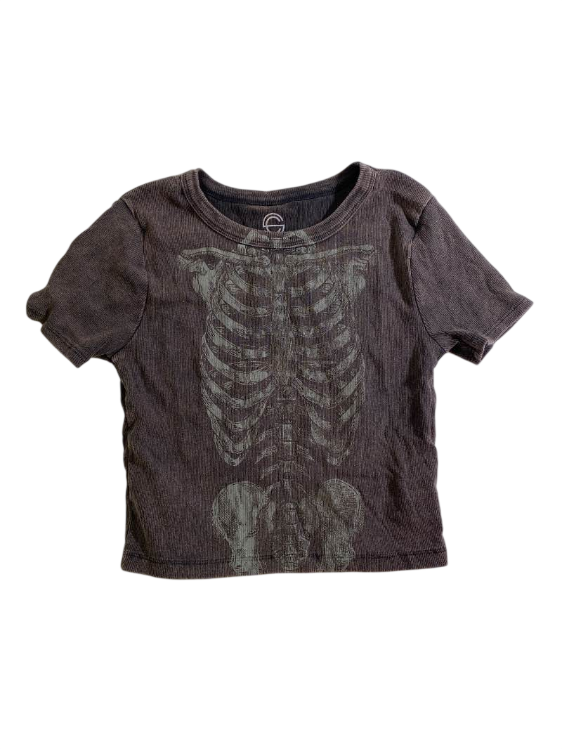 Social Culture  Skeleton Graphic Tee Short Sleeves