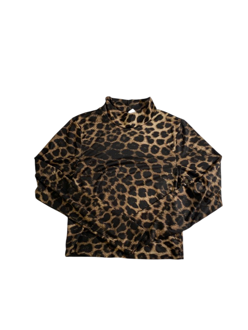 Divided  Mock Neck Long Sleeve Long Sleeves
