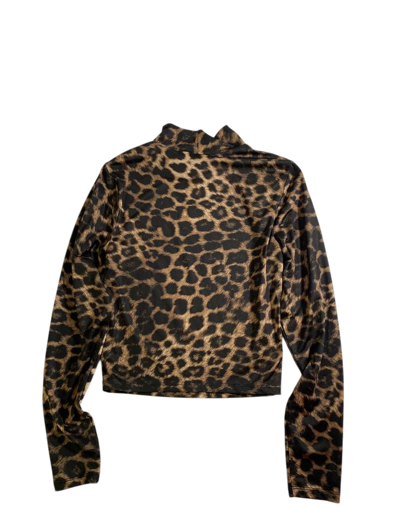 Divided  Mock Neck Long Sleeve Long Sleeves