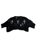 None Distressed knit sweater Long Sleeves