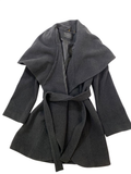 Tahari  Open Front Belted Coat Outerwear