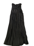 Lulus Strapless Pleated Gown Dresses