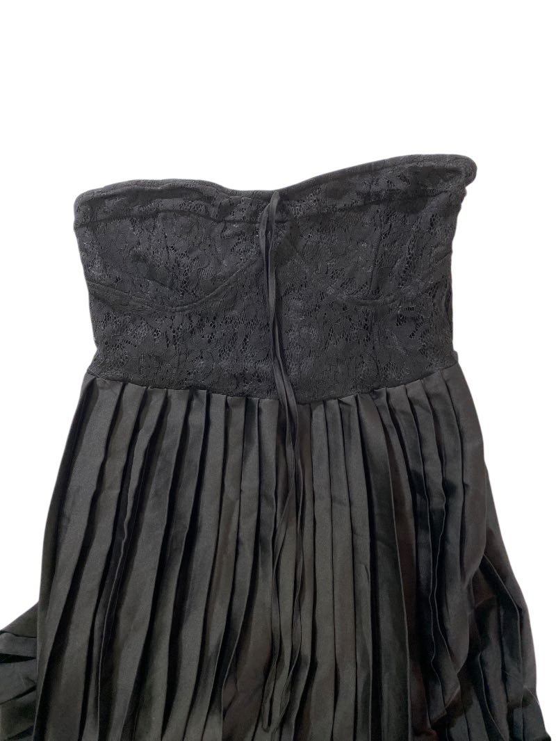 Lulus Strapless Pleated Gown Dresses
