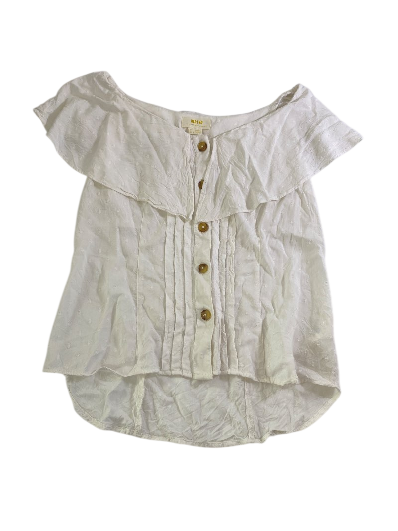 Maeve Off-Shoulder Button-Up Tanks