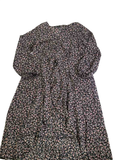 Pretty Garden Long Sleeve A-Line Dresses