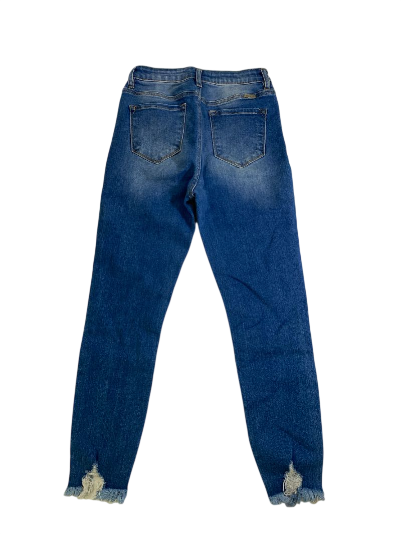 Kancan Distressed Hem Jeans