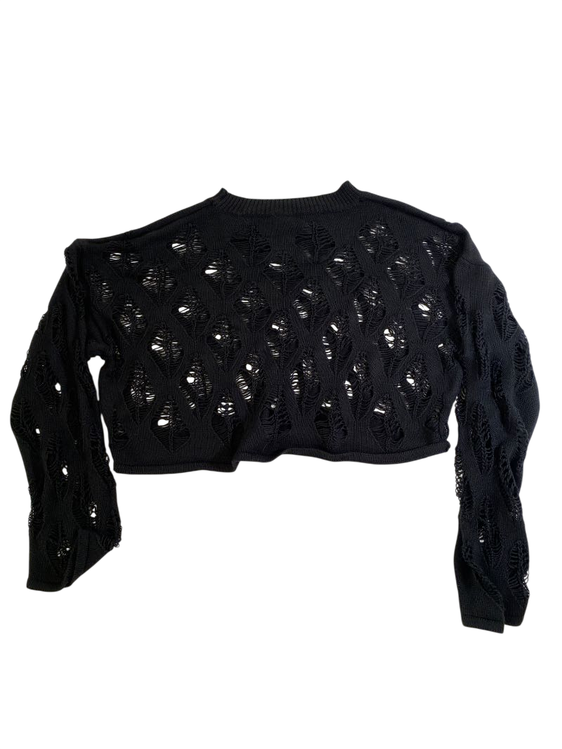 Rue 21 Crochet Knit Sweater Long Sleeves