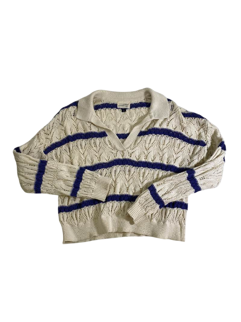 Universal Thread  Knit Collared Sweater Long Sleeves