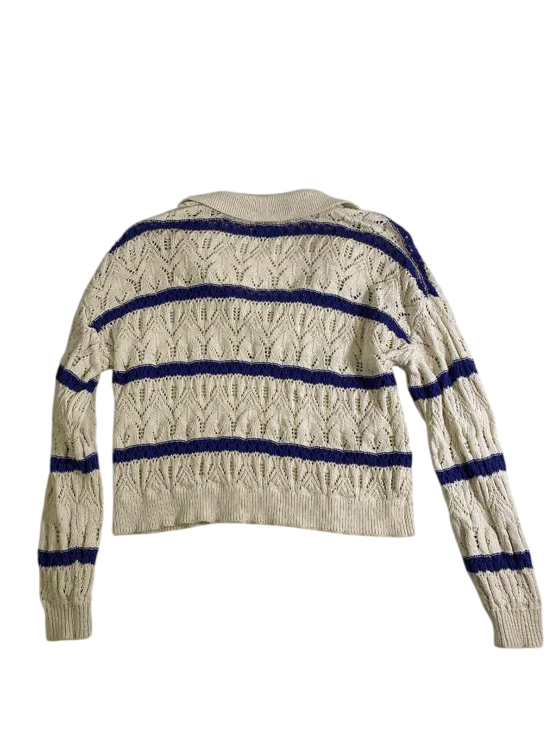 Universal Thread  Knit Collared Sweater Long Sleeves