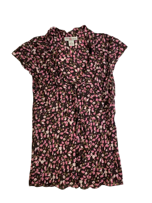 Madison & Max Vintage Short-Sleeve Blouse Vintage