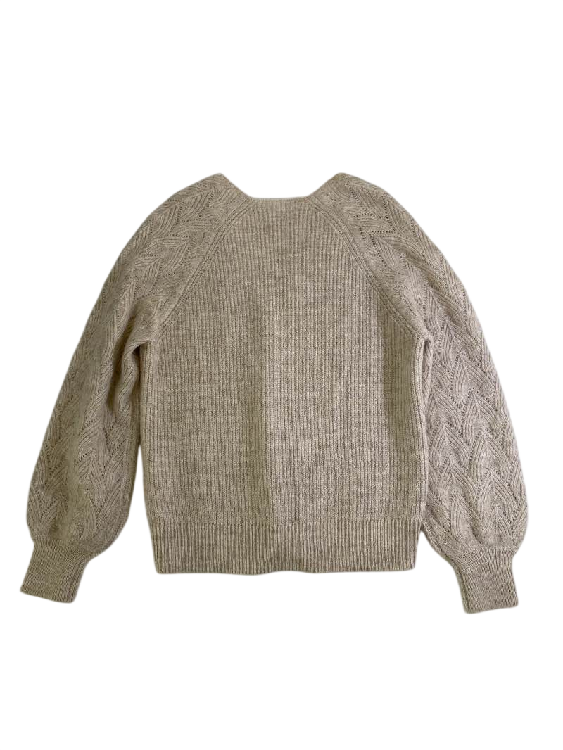 On 34th V-neck textured sweater Sweaters