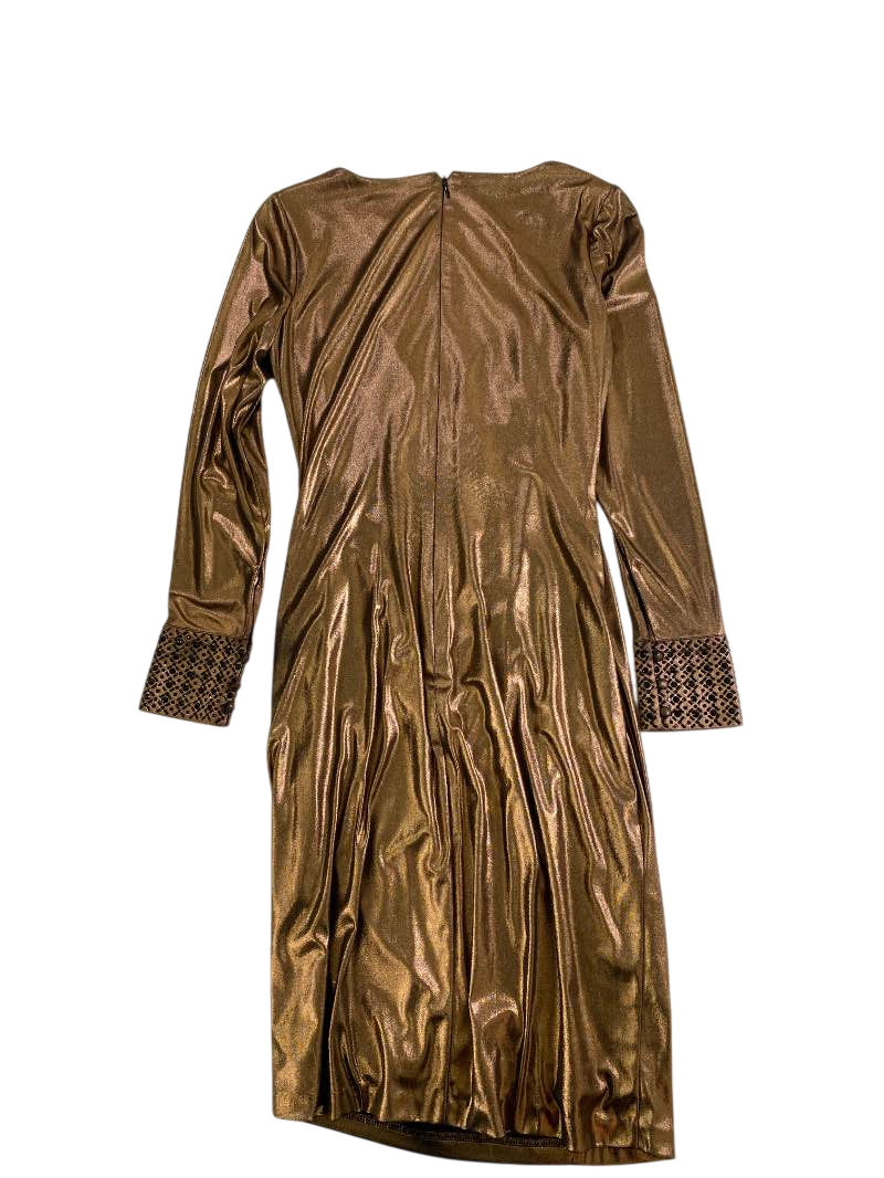 Calvin Klein Draped Long Sleeve Dresses