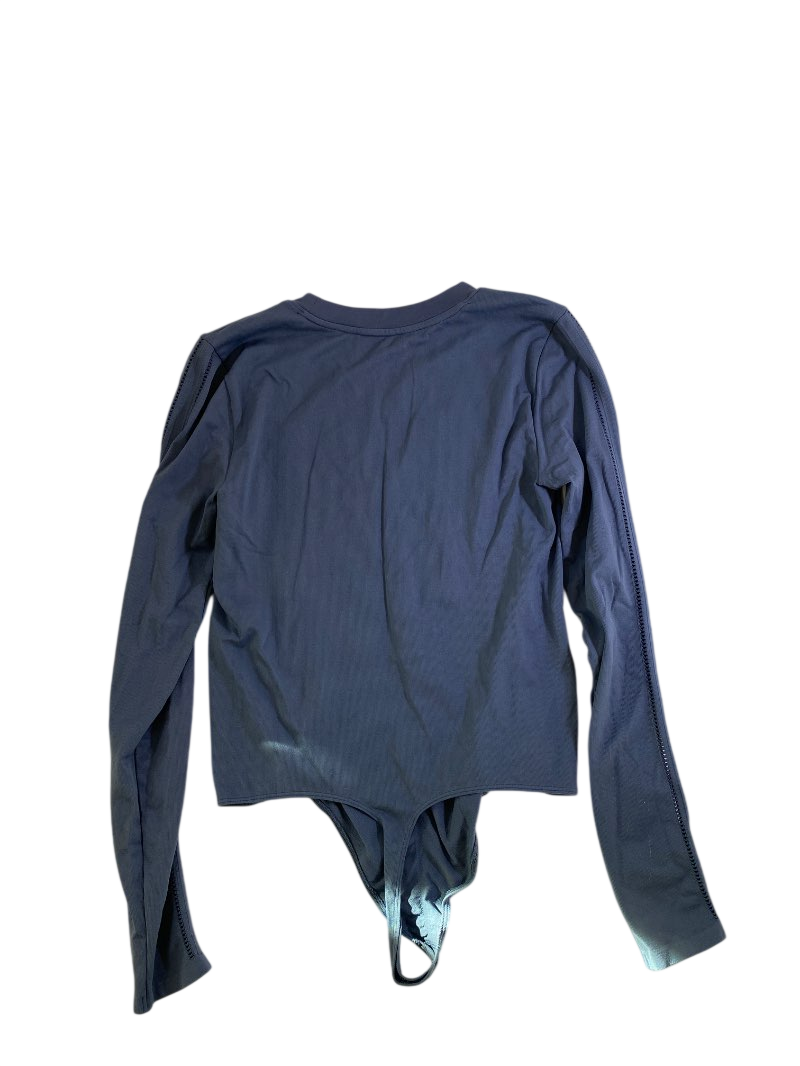 None Crew Neck Bodysuit Long Sleeves