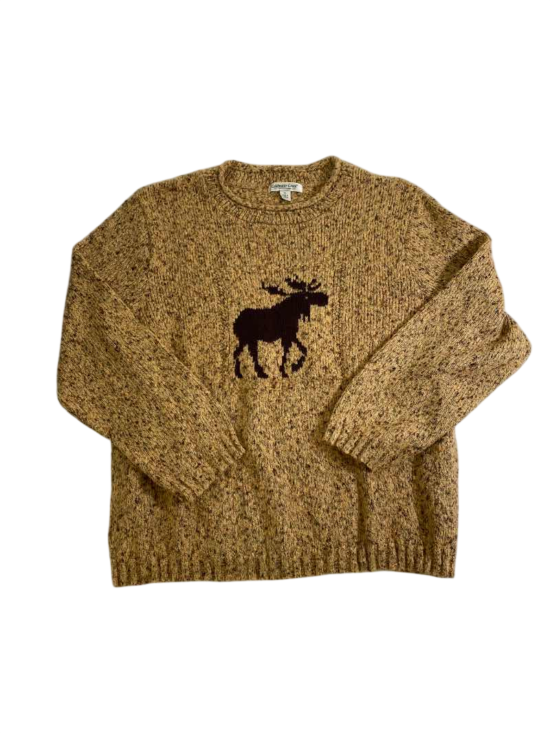 Coldwater Creek Vintage Moose Sweater Vintage