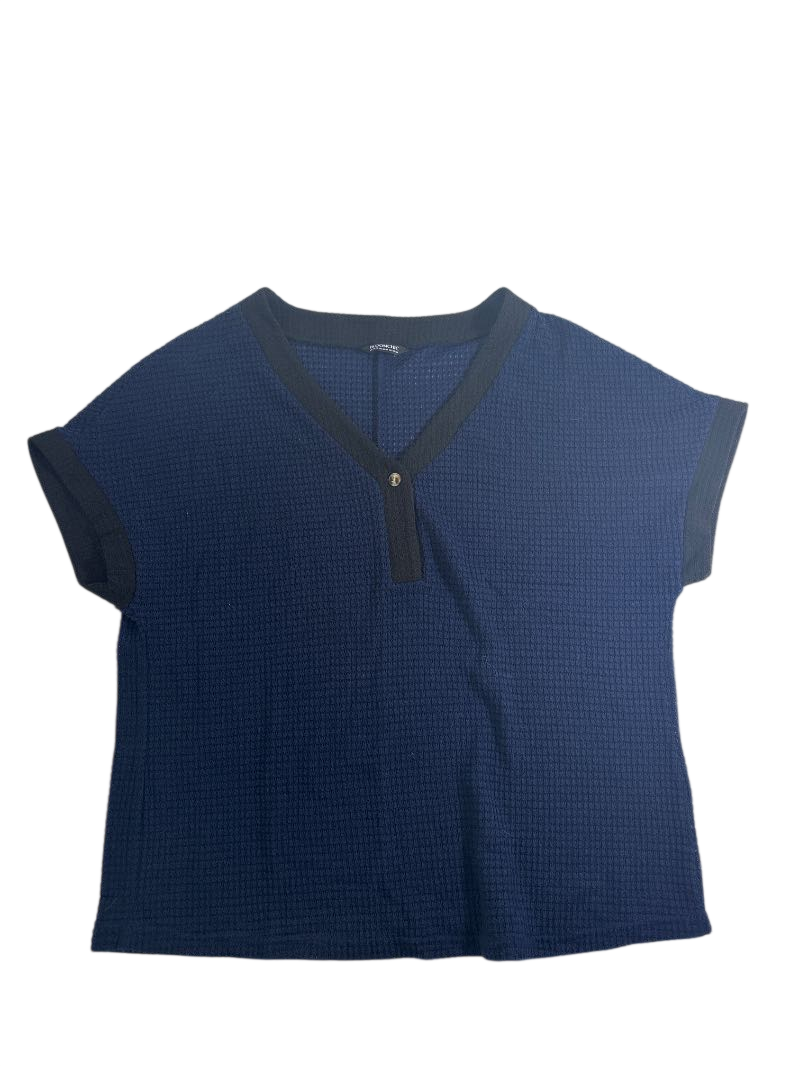 Bloomchic V-Neck Short Sleeve Short Sleeves