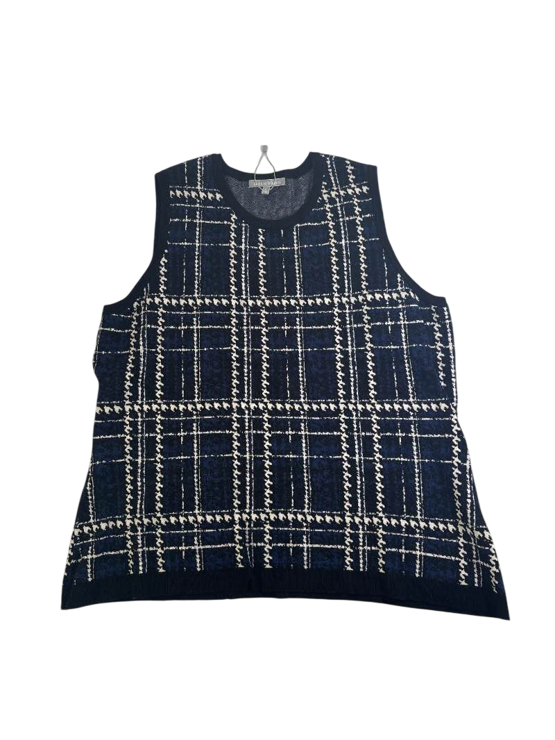 Danielrainn Plaid Sleeveless Top Tanks