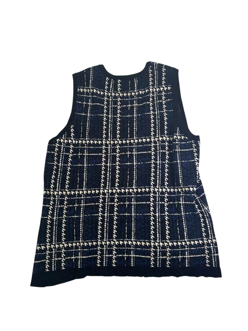 Danielrainn Plaid Sleeveless Top Tanks