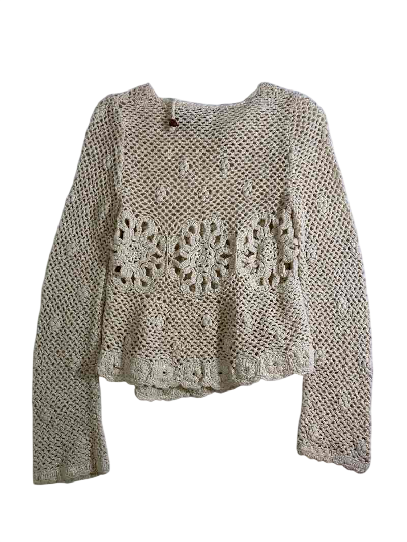 Roxy Jean Crochet Sweater Vintage