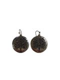 None Tree pattern dangle earrings Jewelry