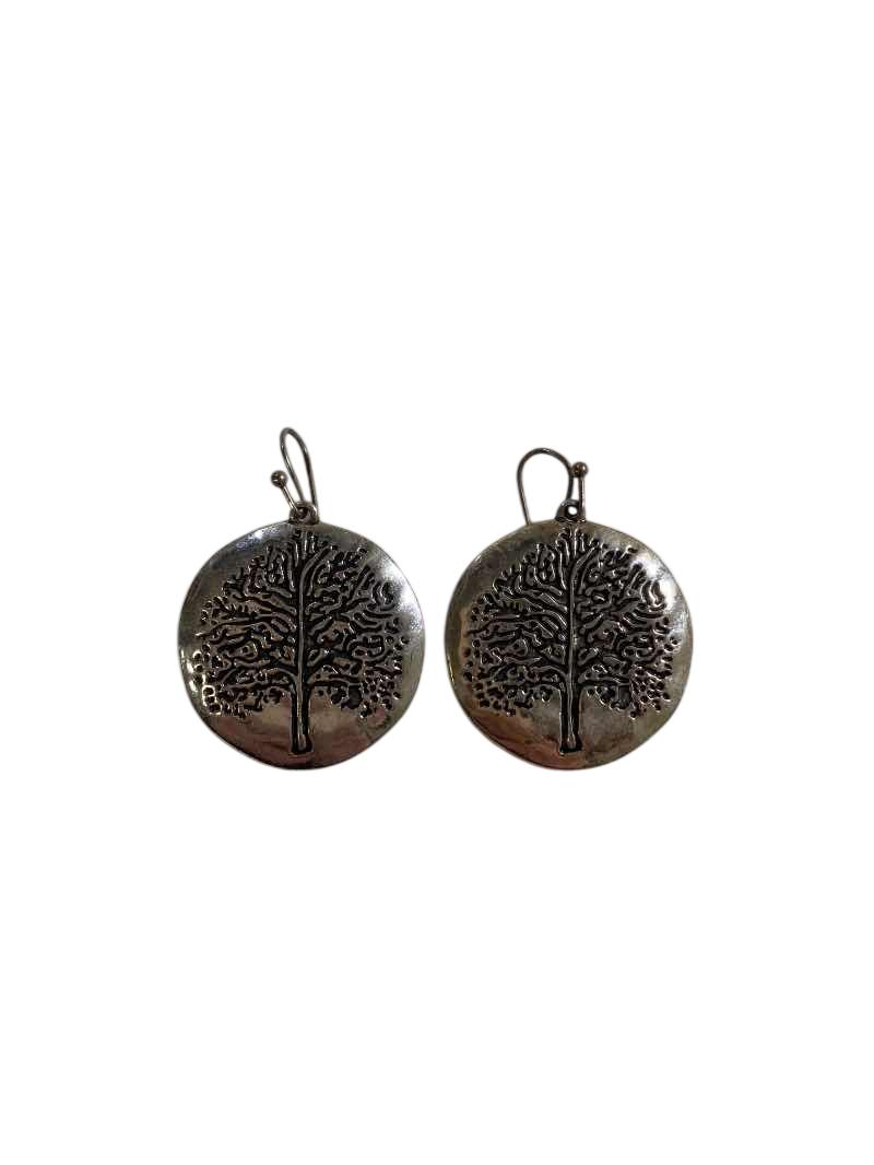 None Tree pattern dangle earrings Jewelry