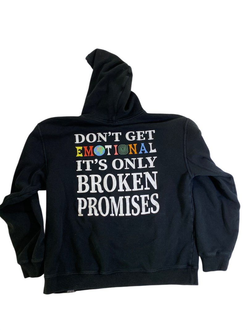 Broken Promises  Graphic Hoodie Long Sleeves