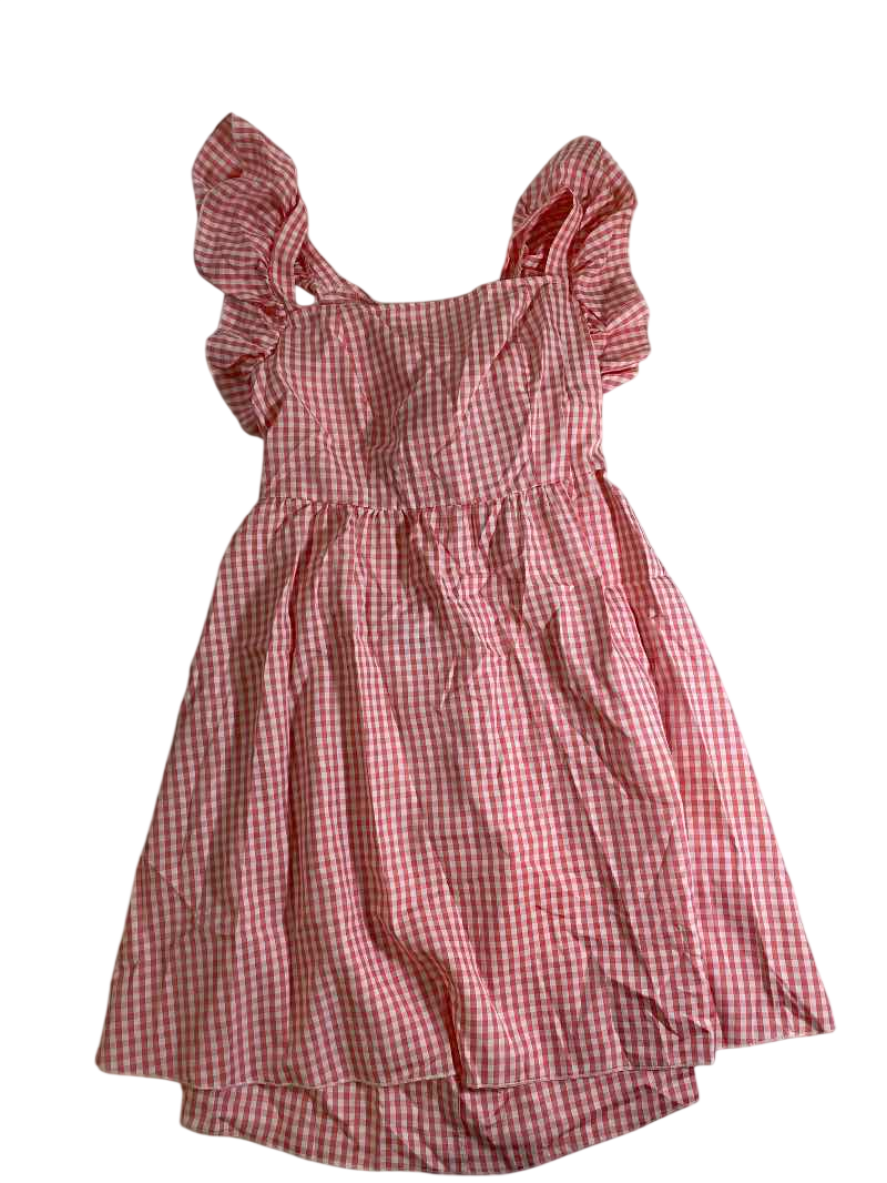 SHEIN  Ruffled Gingham Dress Dresses