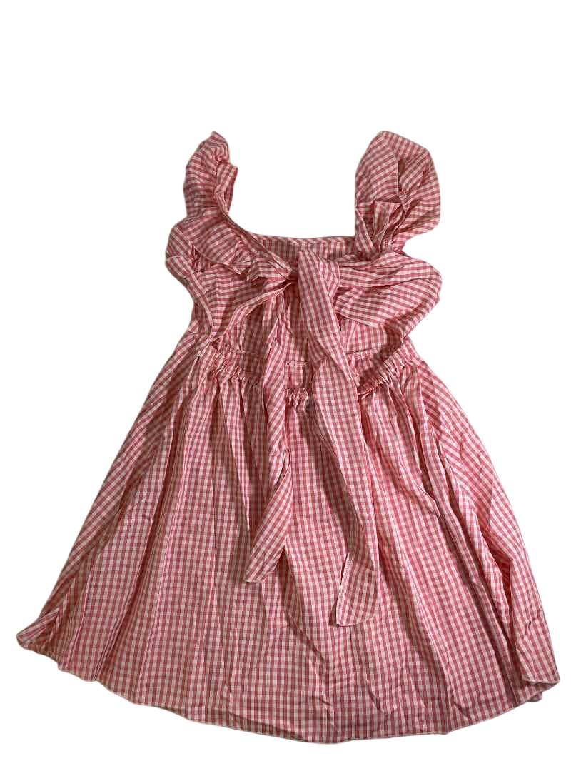 SHEIN  Ruffled Gingham Dress Dresses