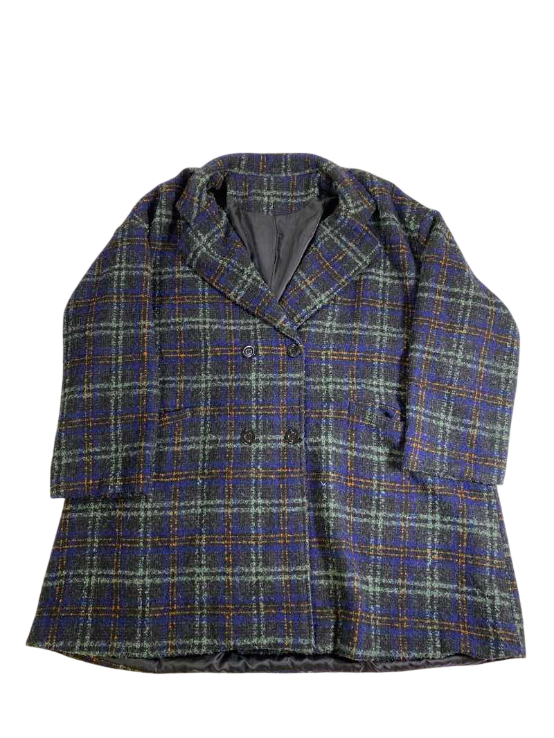 SHEIN  Double-breasted Coat Outerwear