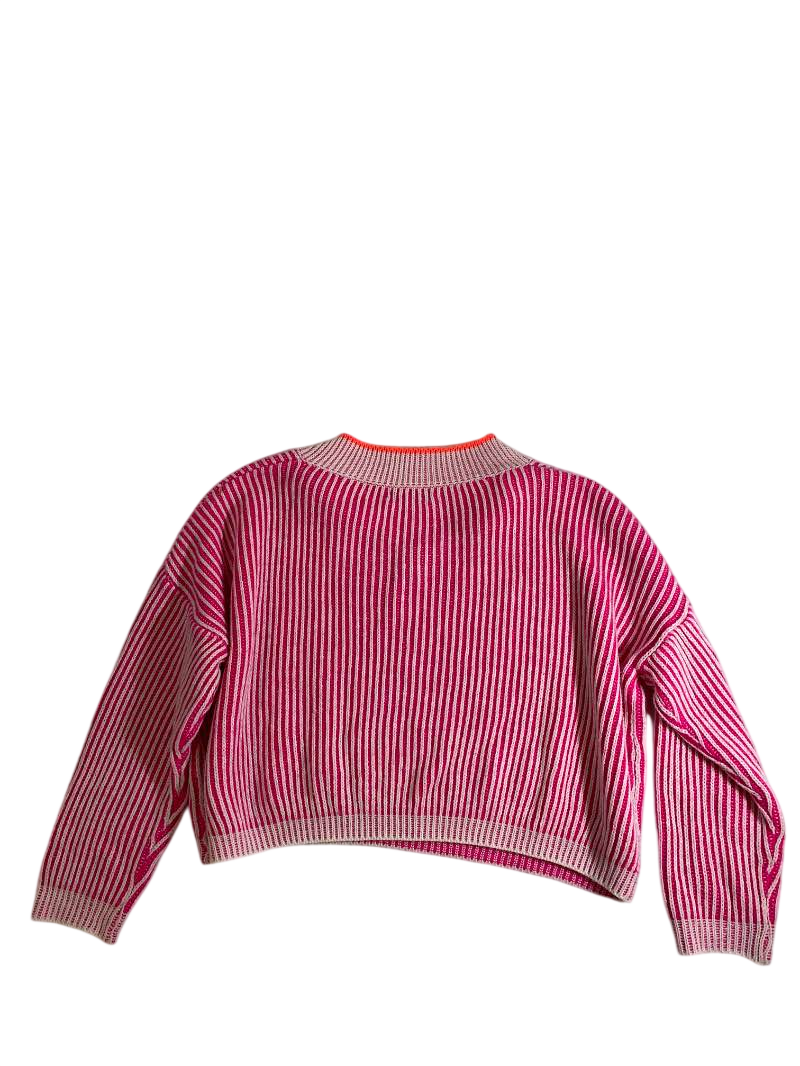 SHEIN  Striped V-Neck Sweater Sweaters