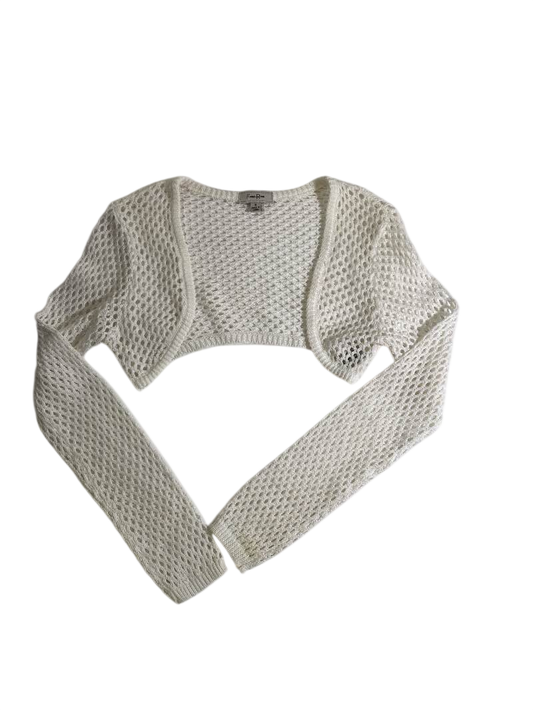 Faded Rose Open-knit shrug Vintage