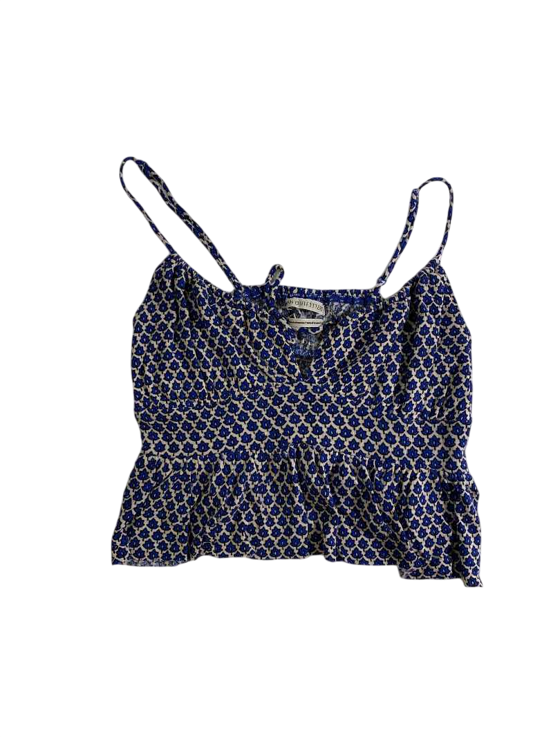 Urban Outfitters  Printed Ruffle Hem Tank Tanks