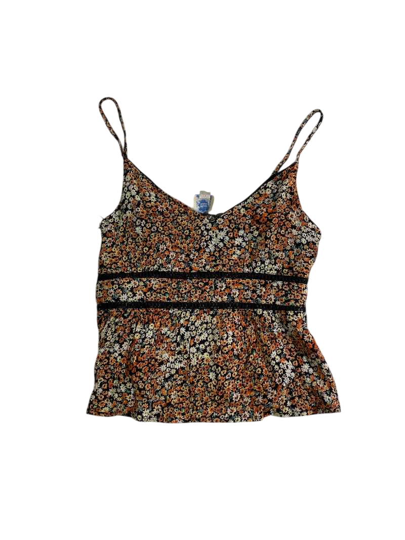 Blue Rain  Floral print cami Tanks