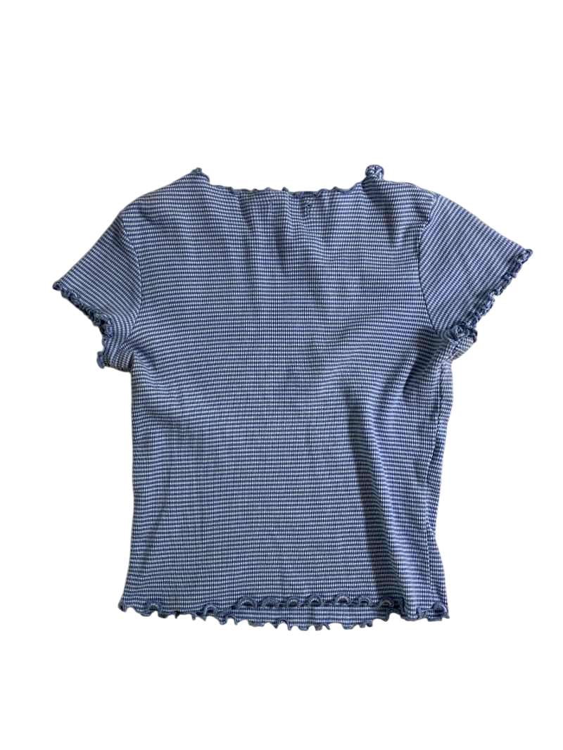 Brandy Melville Ribbed cropped tee Short Sleeves