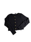 Divided  Cable Knit Long Sleeve Long Sleeves