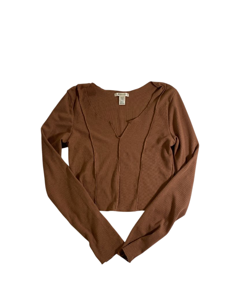 Bozzolo V-Neck Cropped Long Sleeves