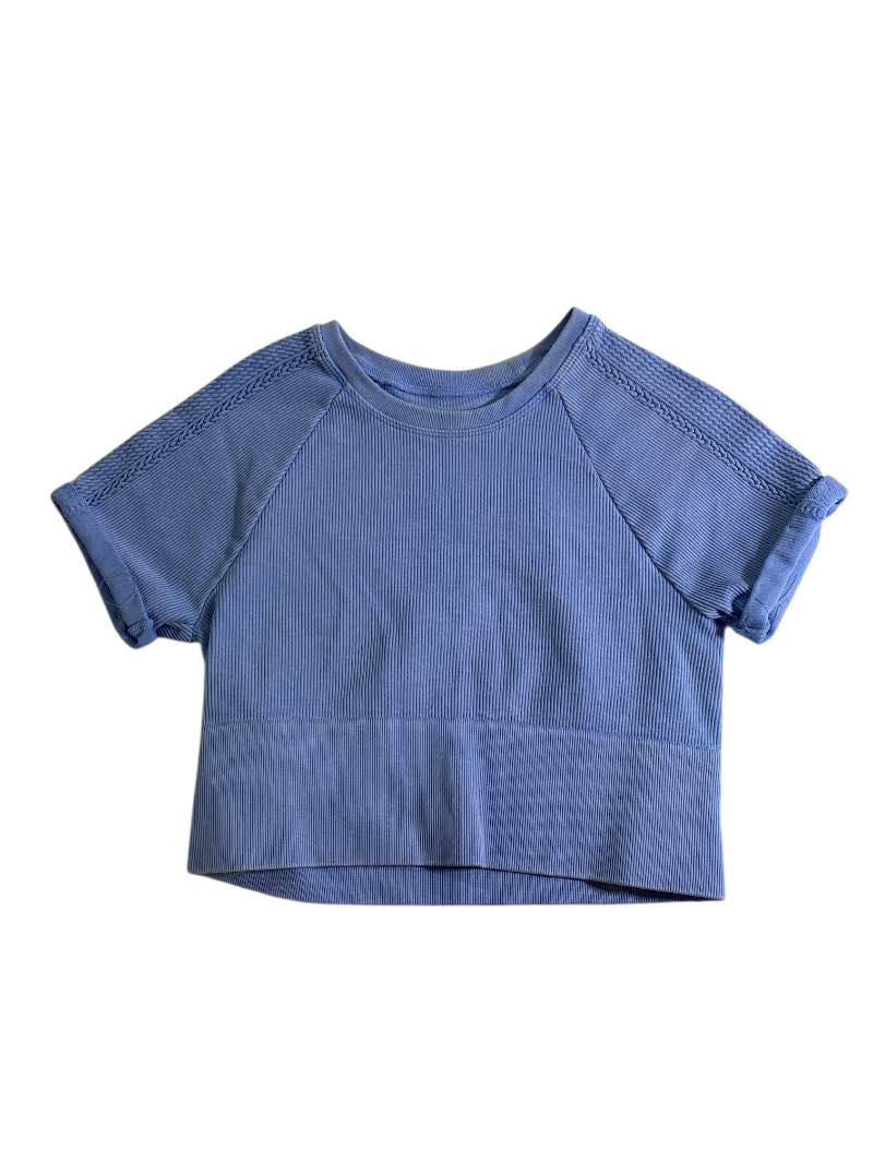 Offline by Aerie Short Sleeve Cropped Top Athletic