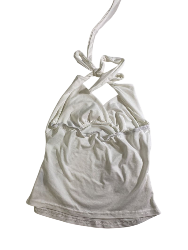 Romwe Halter Ruched Tanks
