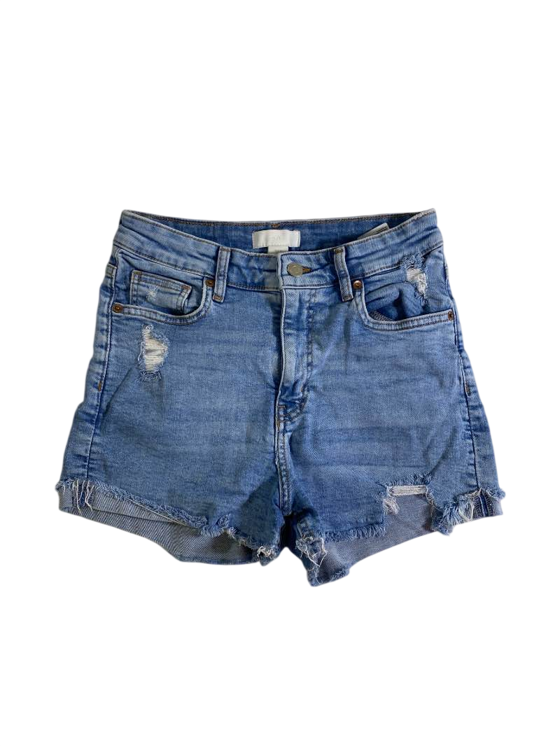 H&M High-Rise Distressed Shorts
