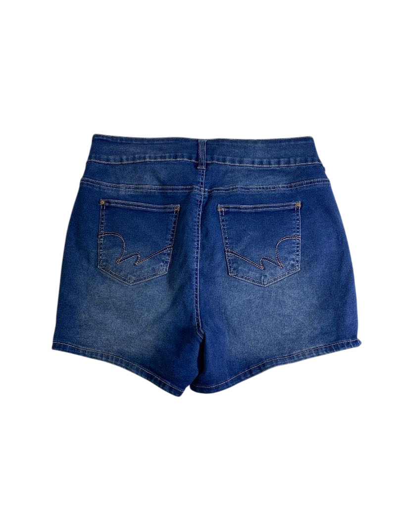 Wallflower  High-Waisted Denim Shorts Shorts