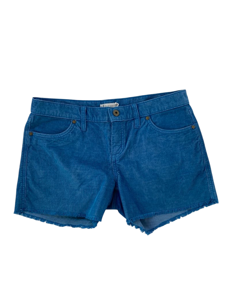 Carve Designs  Corduroy Frayed Hem Shorts
