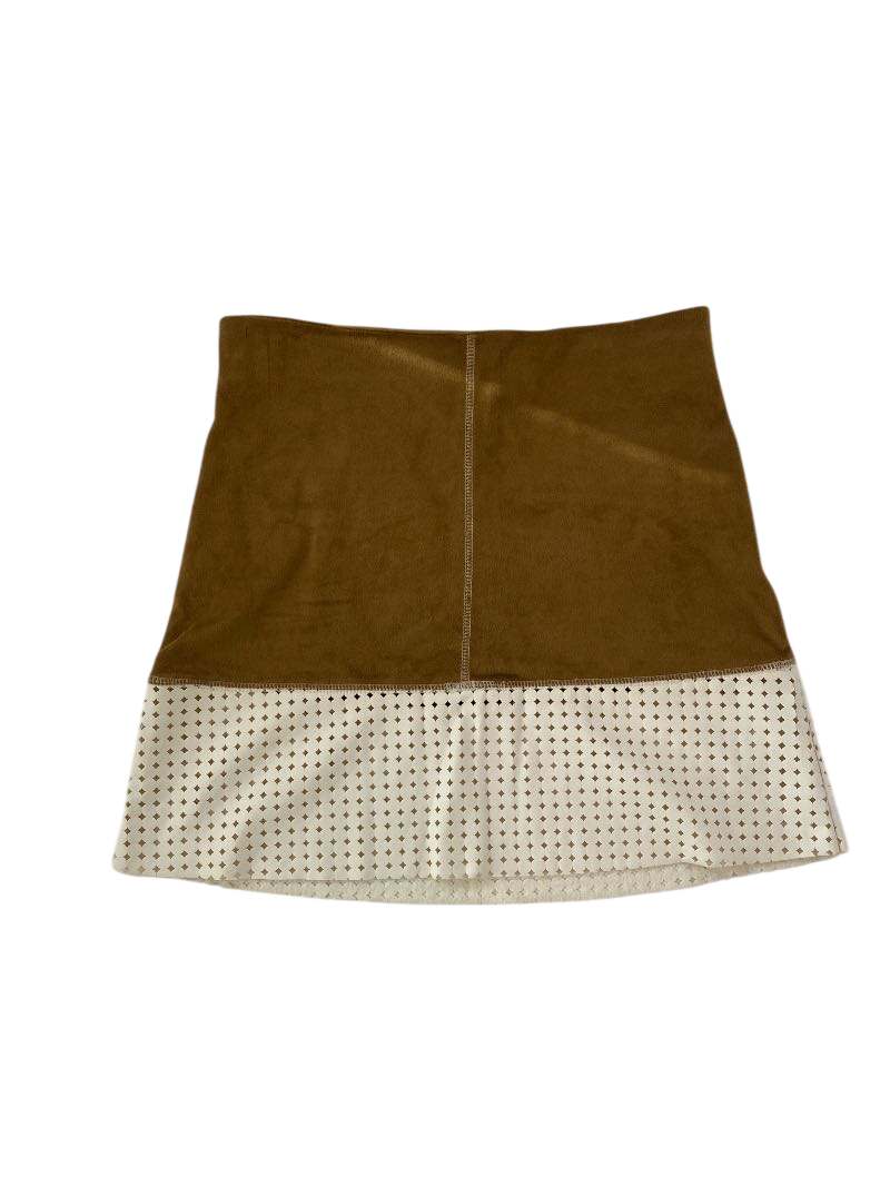 Oddy  Two-Tone Mini Skirt Skirt