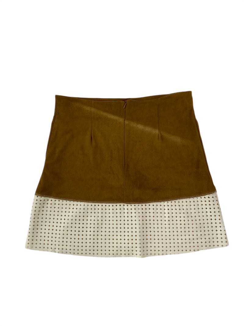 Oddy  Two-Tone Mini Skirt Skirt
