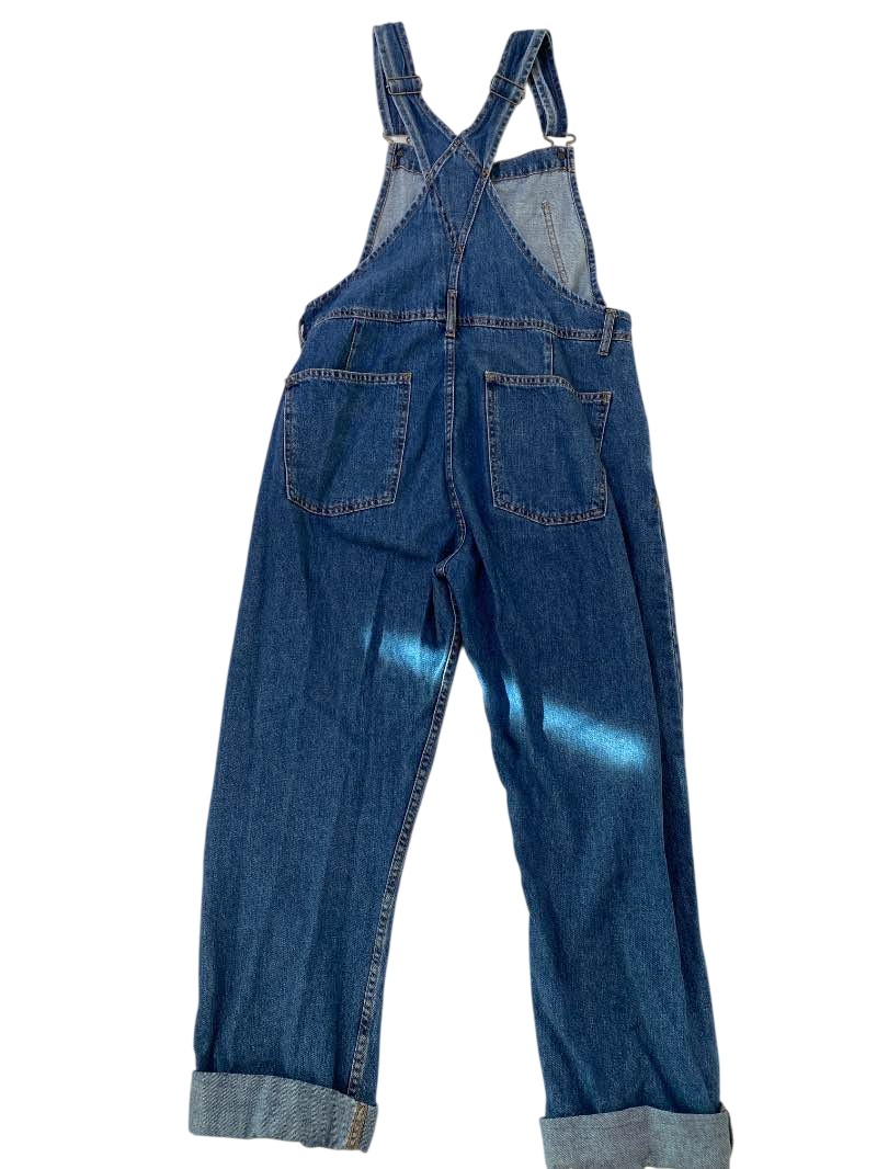 Free People  Denim Overalls Dresses